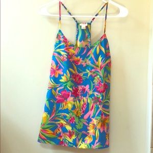NWOT Fun summer J Crew tank.